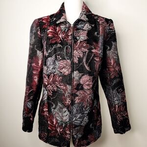 Bonworth tapestry floral zip up jacket